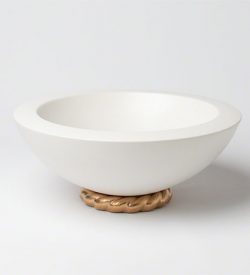Golden Ceramic Rope Bowl