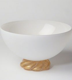 Golden Glass Rope Bowl