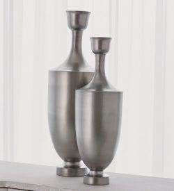 Porthos Vase (Matte Platinum)