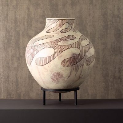 Anasazi Vessel on Stand - Antique by Roger Thomas for Studio A Home
