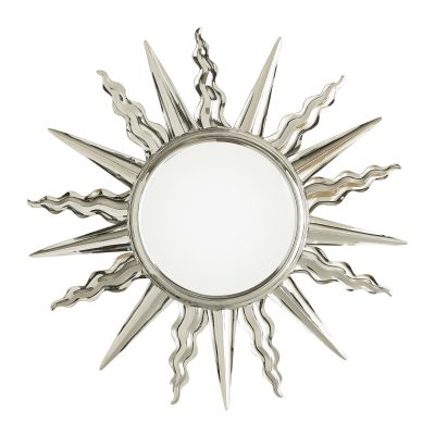 Soleil Mirror - Nickel by Roger Thomas for Studio A Home