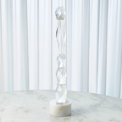 Facette Column Sculpture by Roger Thomas for Studio A Home