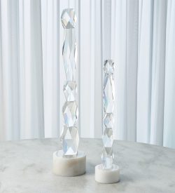 Facette Column Sculpture by Roger Thomas for Studio A Home