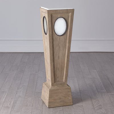 Proust Pedestal - Grey Sandblasted Oak by Roger Thomas for Studio A Home
