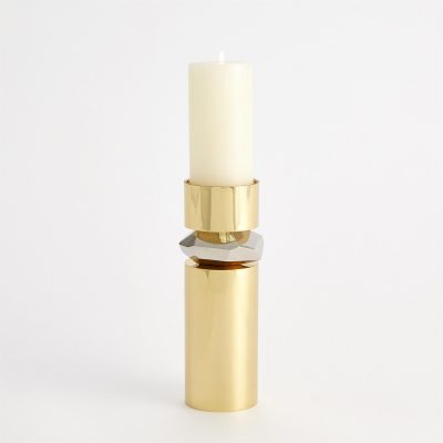 Romano Brass Candle Holders by Roger Thomas for Studio A Home