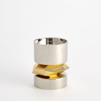Romano Nickel Candle Holders by Roger Thomas for Studio A Home