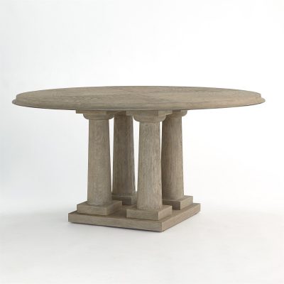 Titian Dining Table - Grey Sandblasted Oak - 60" Top by Roger Thomas for Studio A Home