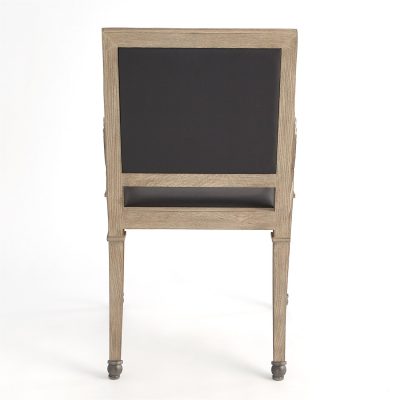 Seine Arm Chair - Grey with Black Leather by Roger Thomas for Studio A Home