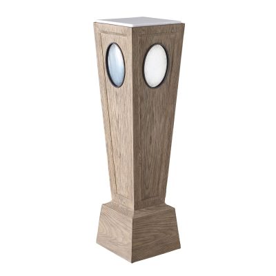 Proust Pedestal - Grey Sandblasted Oak by Roger Thomas for Studio A Home