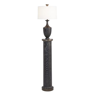 Column Floor Lamp - Black Cerused Oak by Roger Thomas for Studio A Home
