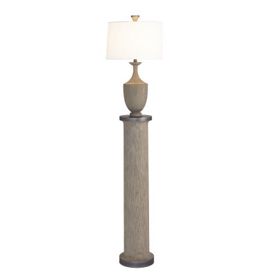 Column Floor Lamp - Grey Sandblasted Oak by Roger Thomas for Studio A Home