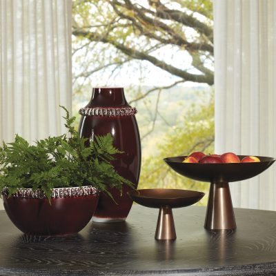 Fontana Compote - Bronze by Roger Thomas for Studio A Home
