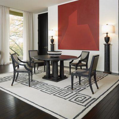Titian Dining Table - Black Cerused Oak - 60" Top by Roger Thomas for Studio A Home
