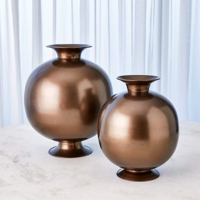 Bronzino Vases - Bronze by Roger Thomas for Studio A Home