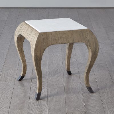 Paris Spot Table - Grey Sandblasted Oak by Roger Thomas for Studio A Home