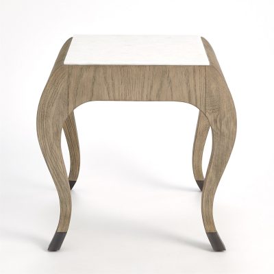 Paris Spot Table - Grey Sandblasted Oak by Roger Thomas for Studio A Home