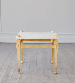 Roman End Table - Gold by Roger Thomas for Studio A Home