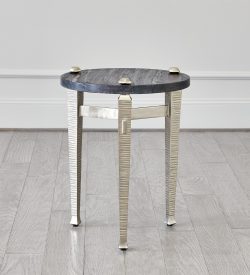 Roman Drinks Table - Nickel by Roger Thomas for Studio A Home