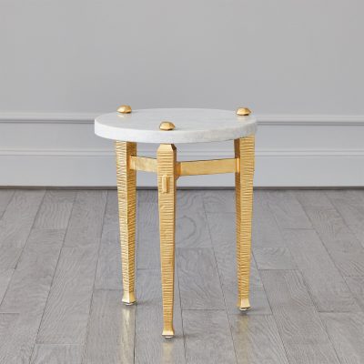 Roman Drinks Table - Gold by Roger Thomas for Studio A Home